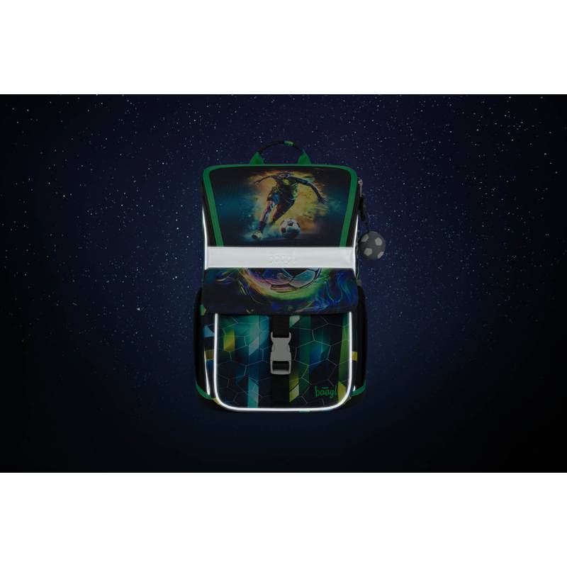 BAAGL SADA 3 Zippy Fotbal Hráč: aktovka, penál, kapsa BAAGL SADA 3 Zippy Fotbal Hráč: aktovka, penál, kapsa