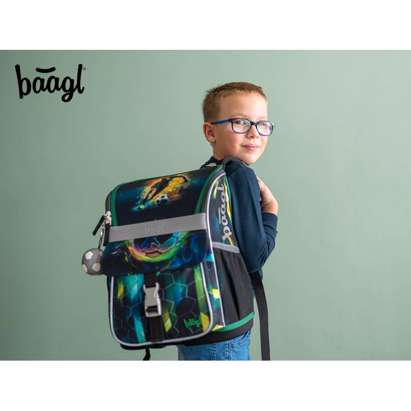 BAAGL SADA 3 Zippy Fotbal Hráč: aktovka, penál, kapsa BAAGL SADA 3 Zippy Fotbal Hráč: aktovka, penál, kapsa