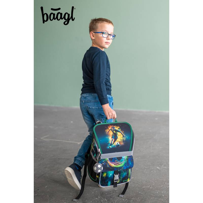 BAAGL SADA 3 Zippy Fotbal Hráč: aktovka, penál, kapsa BAAGL SADA 3 Zippy Fotbal Hráč: aktovka, penál, kapsa