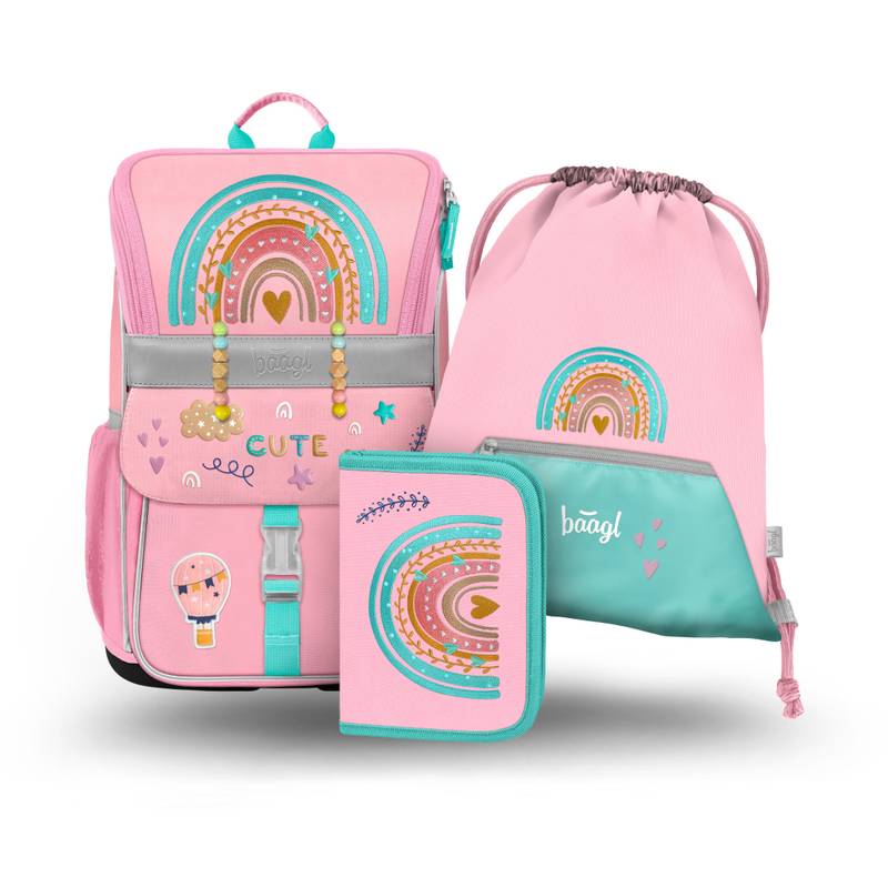 BAAGL SADA 3 Zippy Miláčci: aktovka, penál, sáček BAAGL SADA 3 Zippy Miláčci: aktovka, penál, sáček