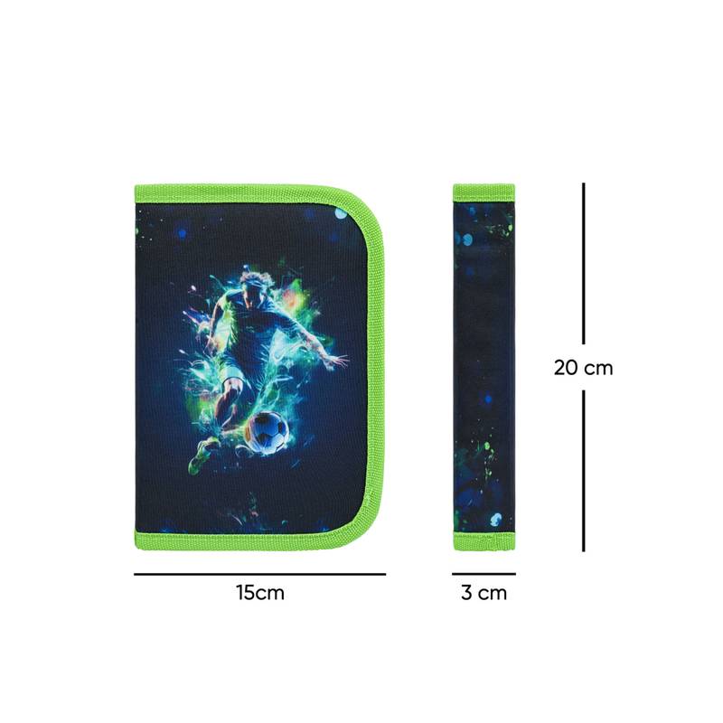 BAAGL SADA 3 Ergo Fotbal Hráč: aktovka, penál, sáček BAAGL SADA 3 Ergo Fotbal Hráč: aktovka, penál, sáček