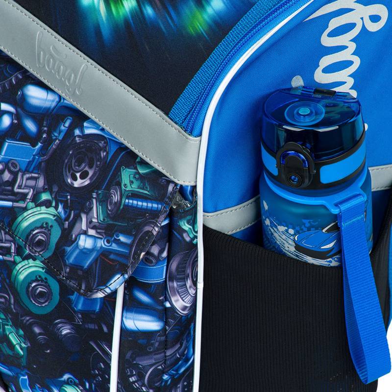 BAAGL SADA 3 Zippy Závodní auto: aktovka, penál, sáček BAAGL SADA 3 Zippy Závodní auto: aktovka, penál, sáček