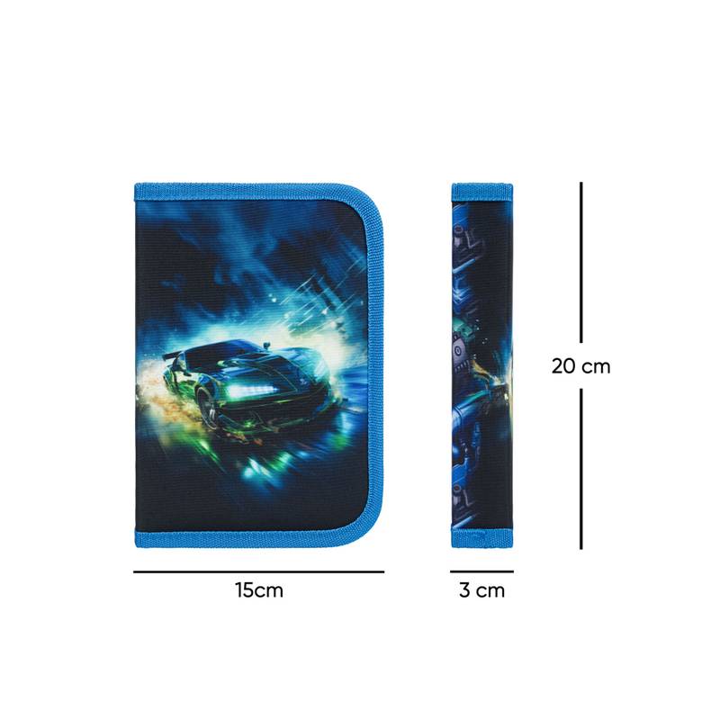 BAAGL SADA 3 Zippy Závodní auto: aktovka, penál, sáček BAAGL SADA 3 Zippy Závodní auto: aktovka, penál, sáček
