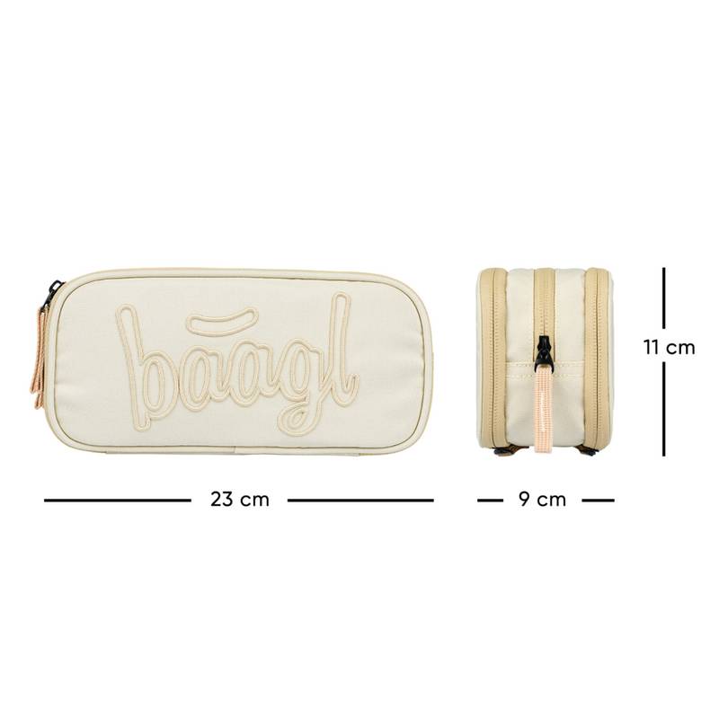BAAGL SADA 3 Coolmate Beige: batoh, penál, sáček BAAGL SADA 3 Coolmate Beige: batoh, penál, sáček