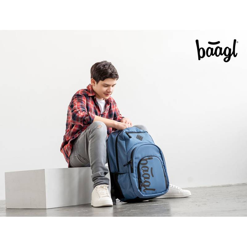 BAAGL SADA 3 Coolmate Ocean Blue: batoh, penál, sáček BAAGL SADA 3 Coolmate Ocean Blue: batoh, penál, sáček