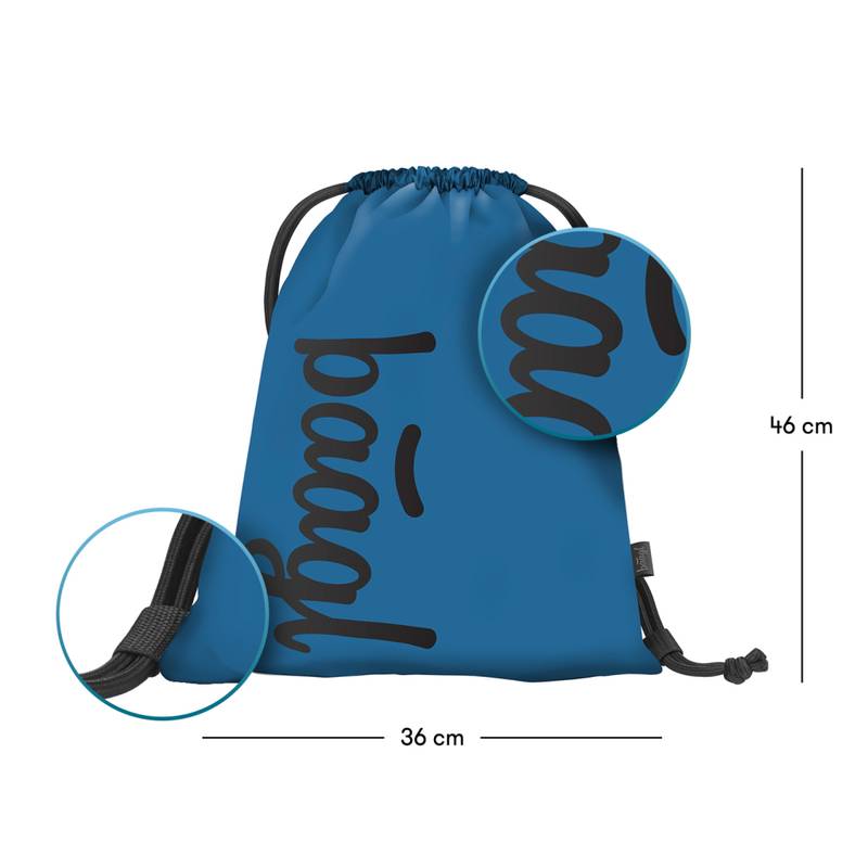 BAAGL SADA 3 Coolmate Ocean Blue: batoh, penál, sáček BAAGL SADA 3 Coolmate Ocean Blue: batoh, penál, sáček