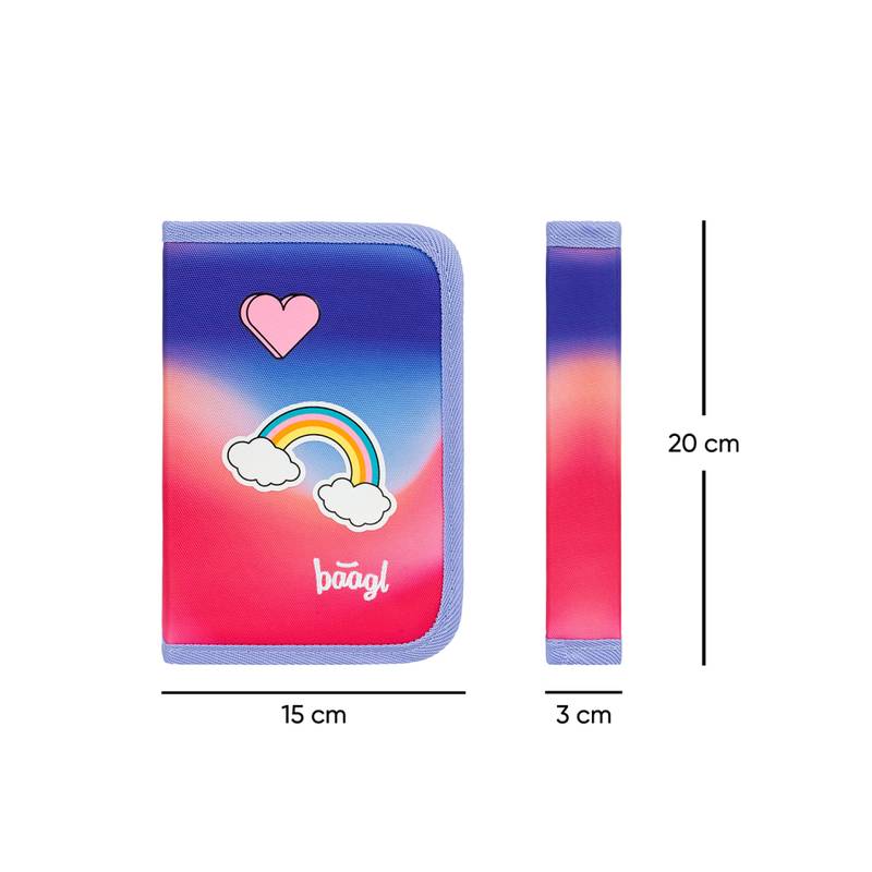 BAAGL SADA 3 Airy Hippie: batoh, penál, sáček BAAGL SADA 3 Airy Hippie: batoh, penál, sáček