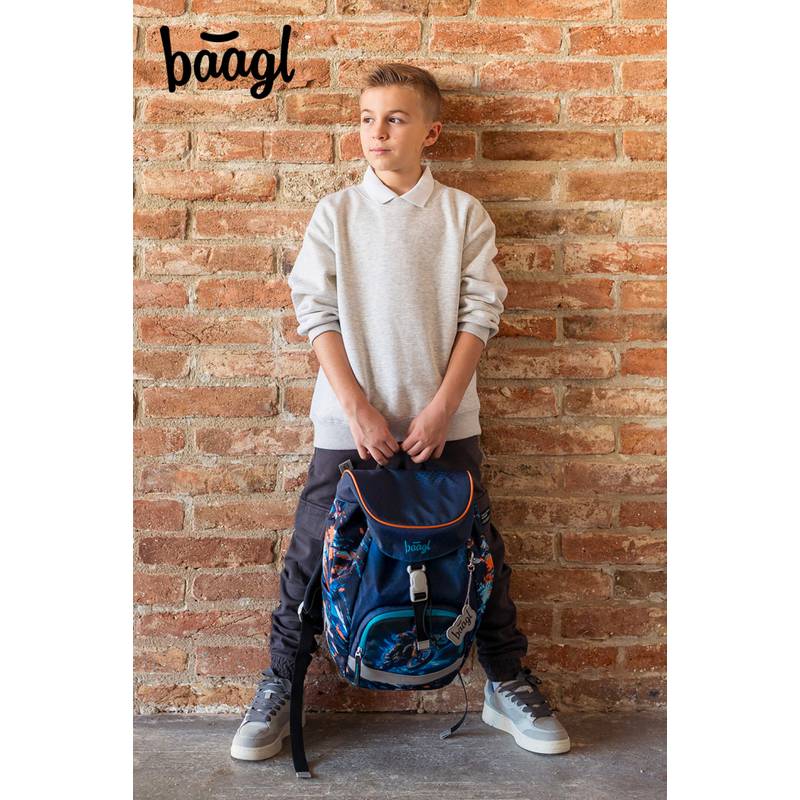 BAAGL SADA 3 Airy Motor Bike: batoh, penál, sáček BAAGL SADA 3 Airy Motor Bike: batoh, penál, sáček