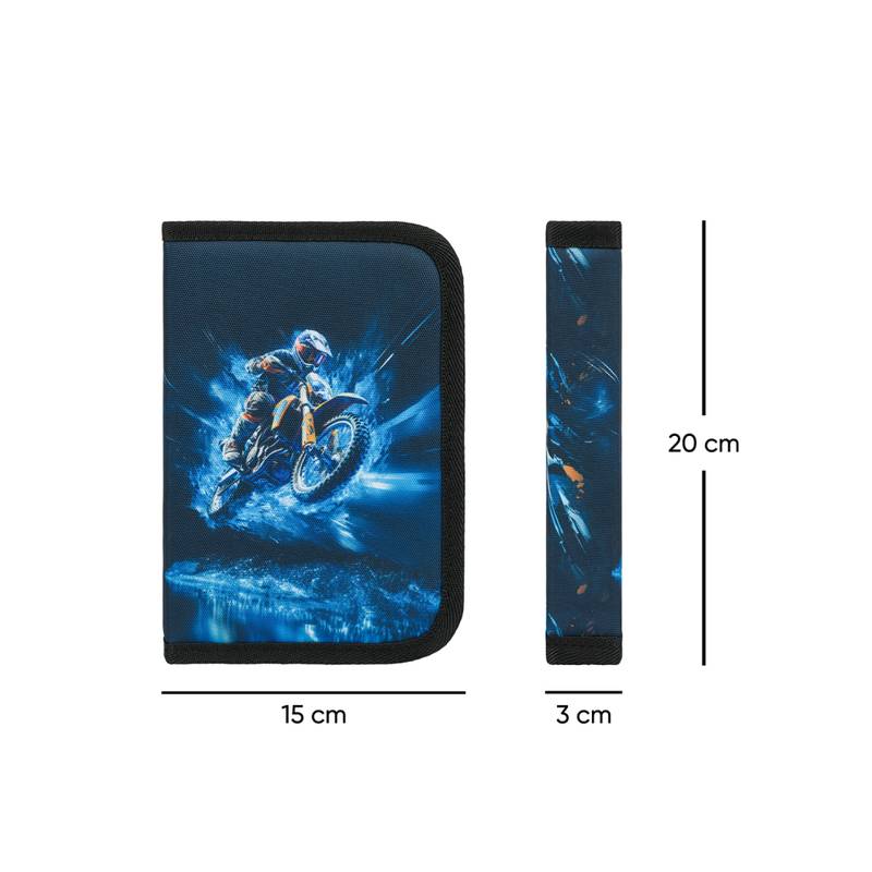 BAAGL SADA 3 Airy Motor Bike: batoh, penál, sáček BAAGL SADA 3 Airy Motor Bike: batoh, penál, sáček