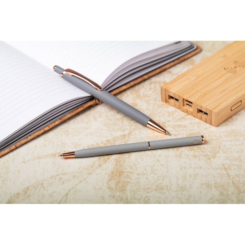 Recepto kuličkové pero, šedá Recepto kuličkové pero, šedá