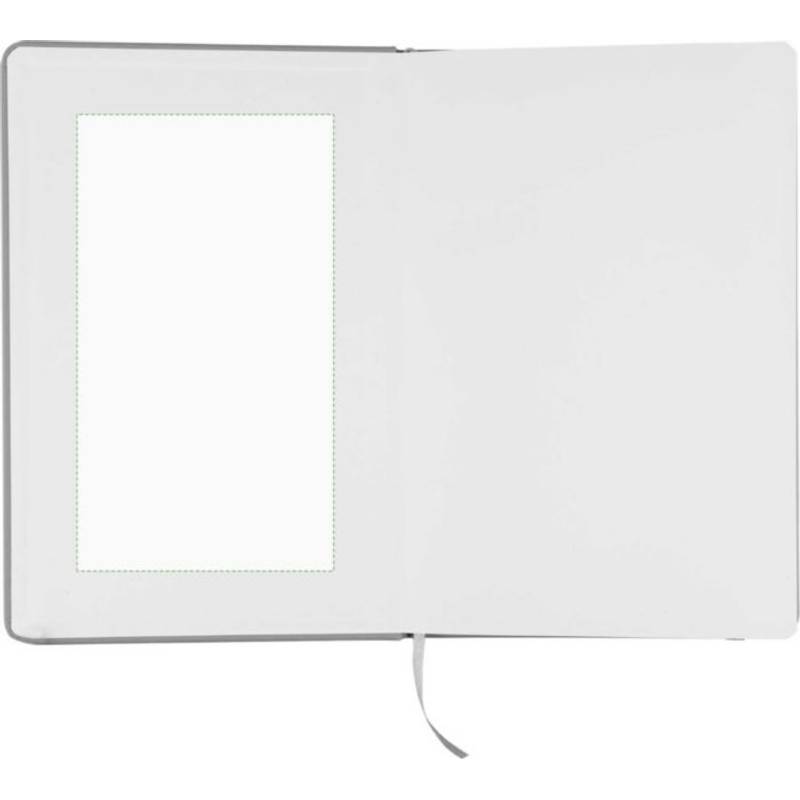 Zápisník rPET (A5) Eamon, bílá Zápisník rPET (A5) Eamon, bílá