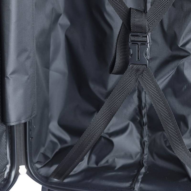 ABS kufr na kolečkách Alaric, černá ABS kufr na kolečkách Alaric, černá