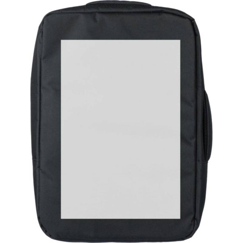 rPET (300D) polyesterový batoh na notebook Eulalia, čierna rPET (300D) polyesterový batoh na notebook Eulalia, čierna