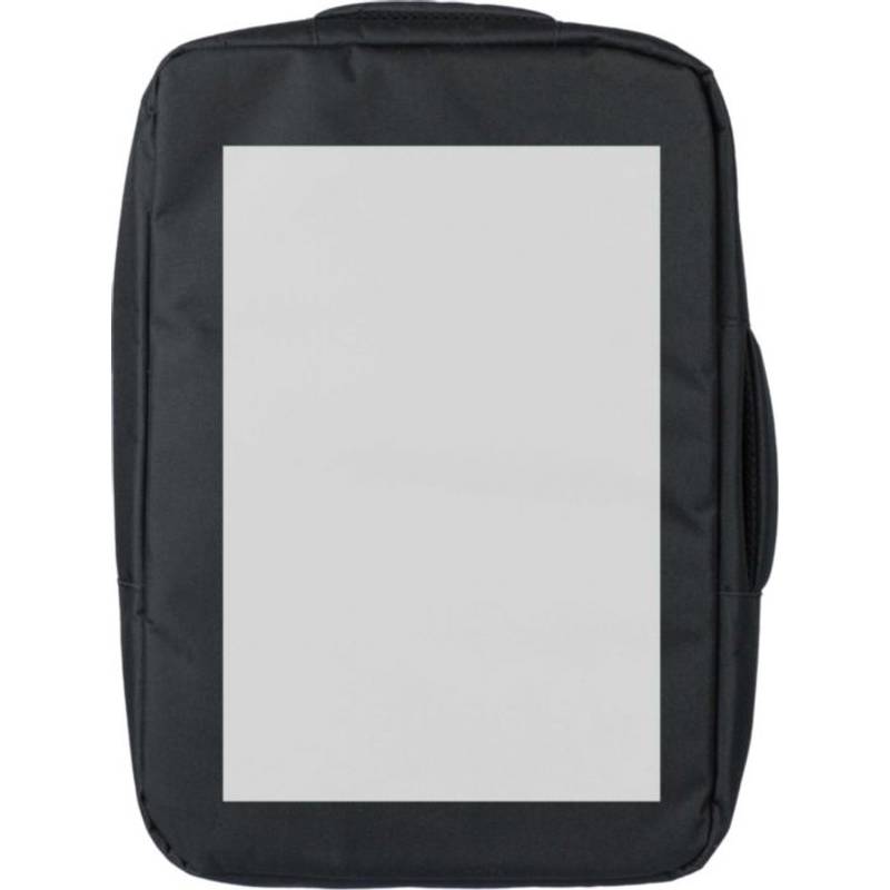 rPET (300D) polyesterový batoh na notebook Eulalia, čierna rPET (300D) polyesterový batoh na notebook Eulalia, čierna