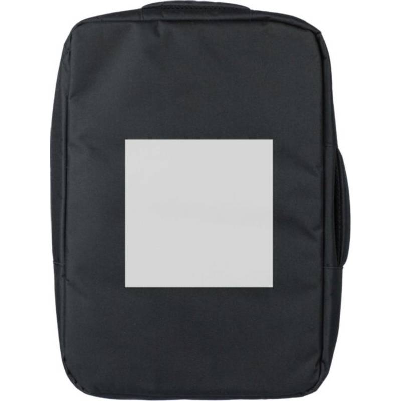 rPET (300D) polyesterový batoh na notebook Eulalia, čierna rPET (300D) polyesterový batoh na notebook Eulalia, čierna