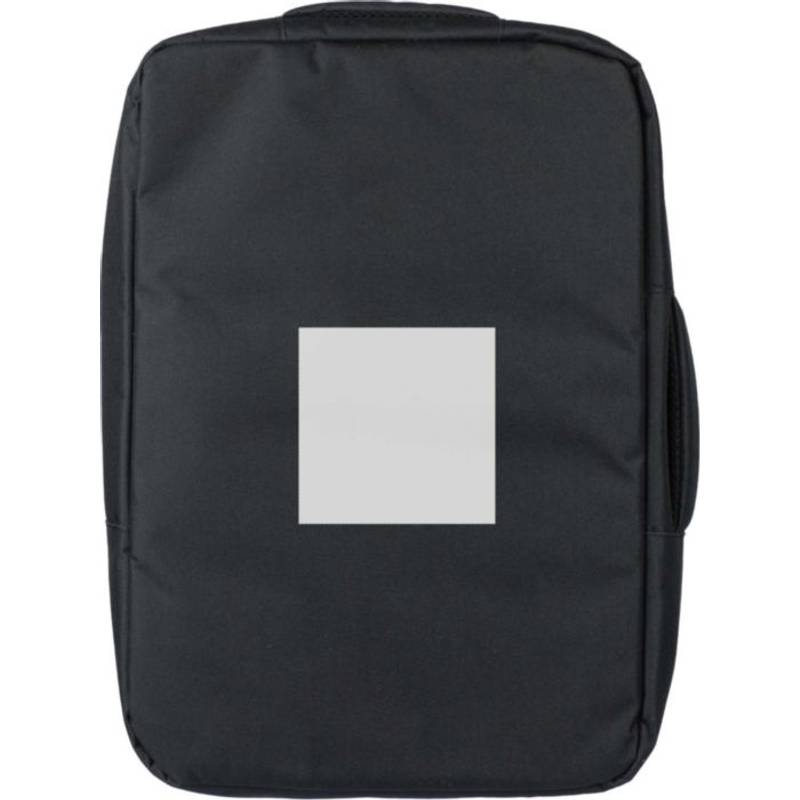 rPET (300D) polyesterový batoh na notebook Eulalia, čierna rPET (300D) polyesterový batoh na notebook Eulalia, čierna