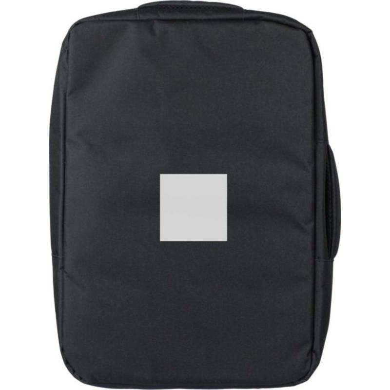 rPET (300D) polyesterový batoh na notebook Eulalia, čierna rPET (300D) polyesterový batoh na notebook Eulalia, čierna