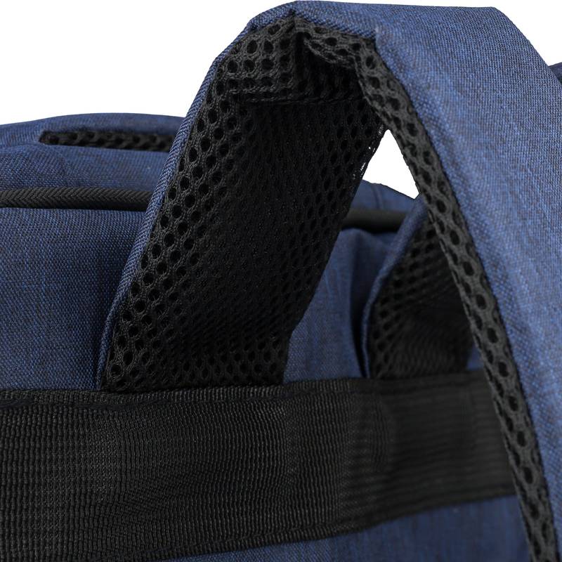 rPET (300D) polyesterový batoh na notebook Eulalia, čierna rPET (300D) polyesterový batoh na notebook Eulalia, čierna