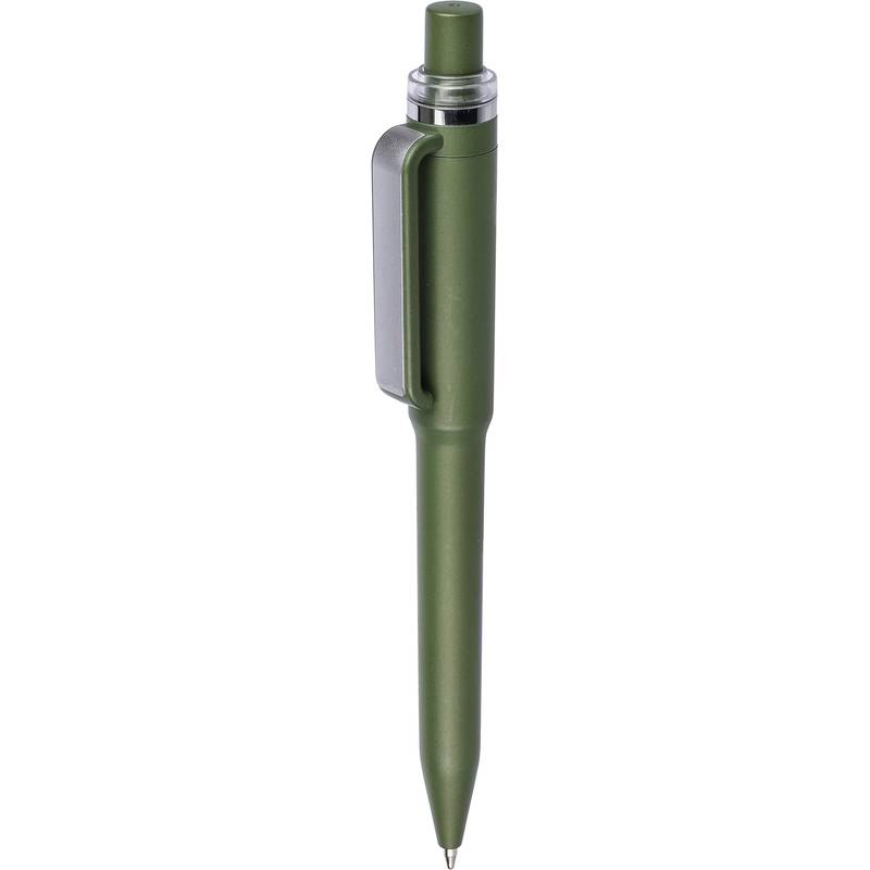 Recyklované ABS guľôčkové pero Zephyra, čierna Recyklované ABS guľôčkové pero Zephyra, čierna