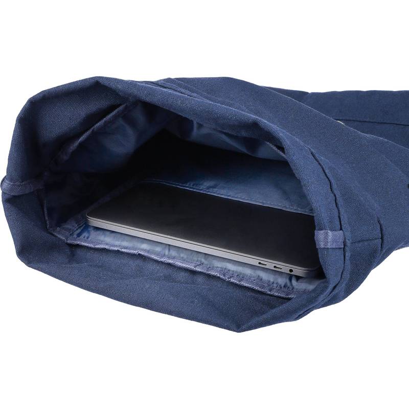 Rolltop batoh Thaddeus z recyklovanej polybavlny (330 gsm)., modrá Rolltop batoh Thaddeus z recyklovanej polybavlny (330 gsm)., modrá