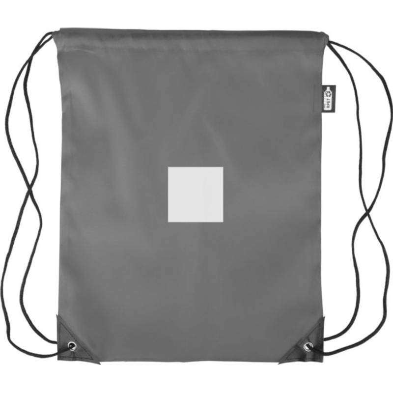 rPET polyesterový (210D) batoh Calix so sťahovacou šnúrkou, čierna rPET polyesterový (210D) batoh Calix so sťahovacou šnúrkou, čierna