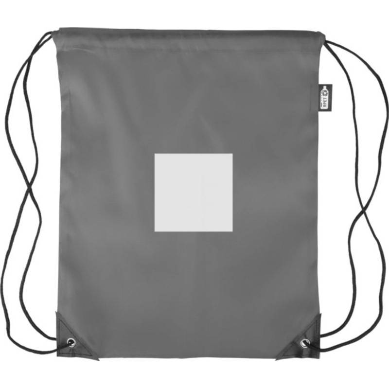 rPET polyesterový (210D) batoh Calix so sťahovacou šnúrkou, čierna rPET polyesterový (210D) batoh Calix so sťahovacou šnúrkou, čierna