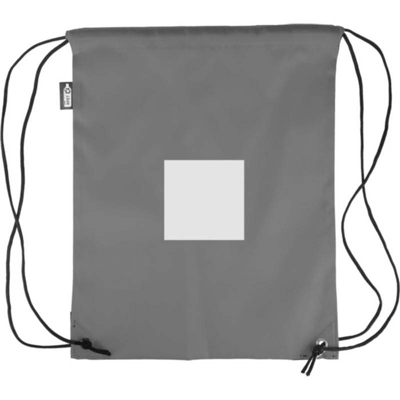 rPET polyesterový (210D) batoh Calix so sťahovacou šnúrkou, čierna rPET polyesterový (210D) batoh Calix so sťahovacou šnúrkou, čierna