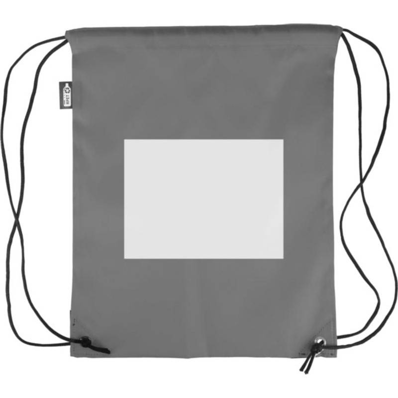 rPET polyesterový (210D) batoh Calix so sťahovacou šnúrkou, čierna rPET polyesterový (210D) batoh Calix so sťahovacou šnúrkou, čierna