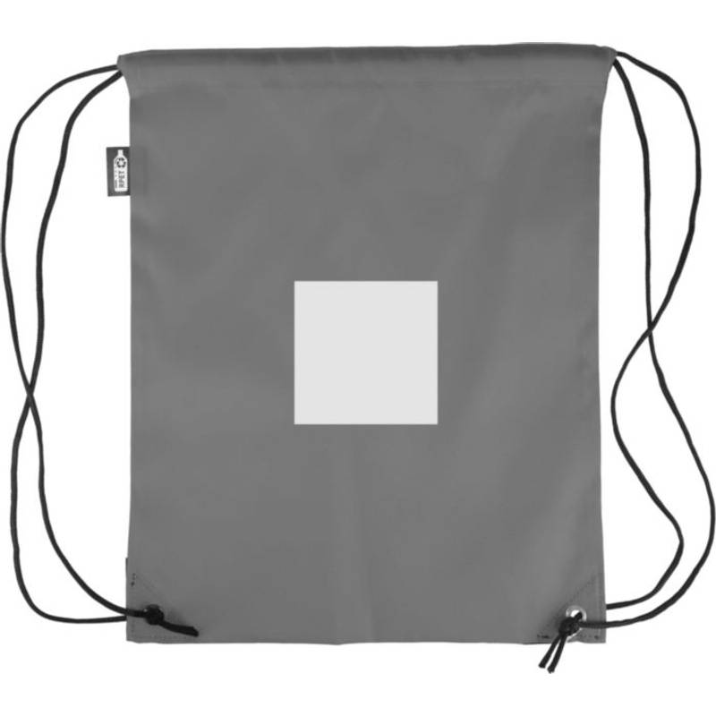 rPET polyesterový (210D) batoh Calix so sťahovacou šnúrkou, čierna rPET polyesterový (210D) batoh Calix so sťahovacou šnúrkou, čierna