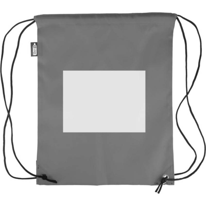 rPET polyesterový (210D) batoh Calix so sťahovacou šnúrkou, čierna rPET polyesterový (210D) batoh Calix so sťahovacou šnúrkou, čierna