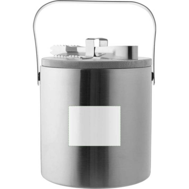 Dvojplášťové nerezové vedro na ľad Fenwick, sivá Silver Dvojplášťové nerezové vedro na ľad Fenwick, sivá Silver