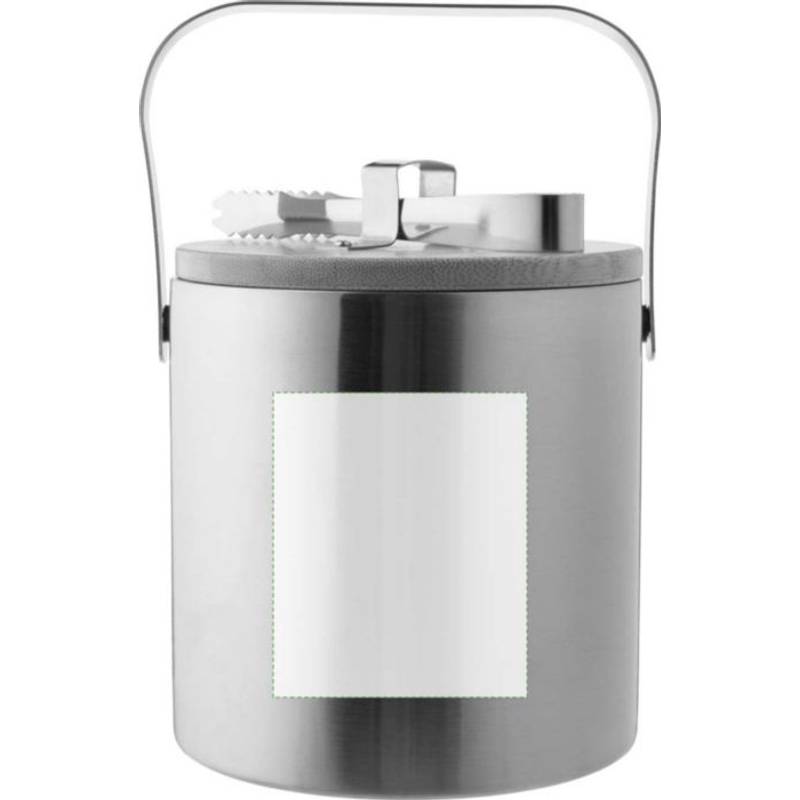 Dvojplášťové nerezové vedro na ľad Fenwick, sivá Silver Dvojplášťové nerezové vedro na ľad Fenwick, sivá Silver