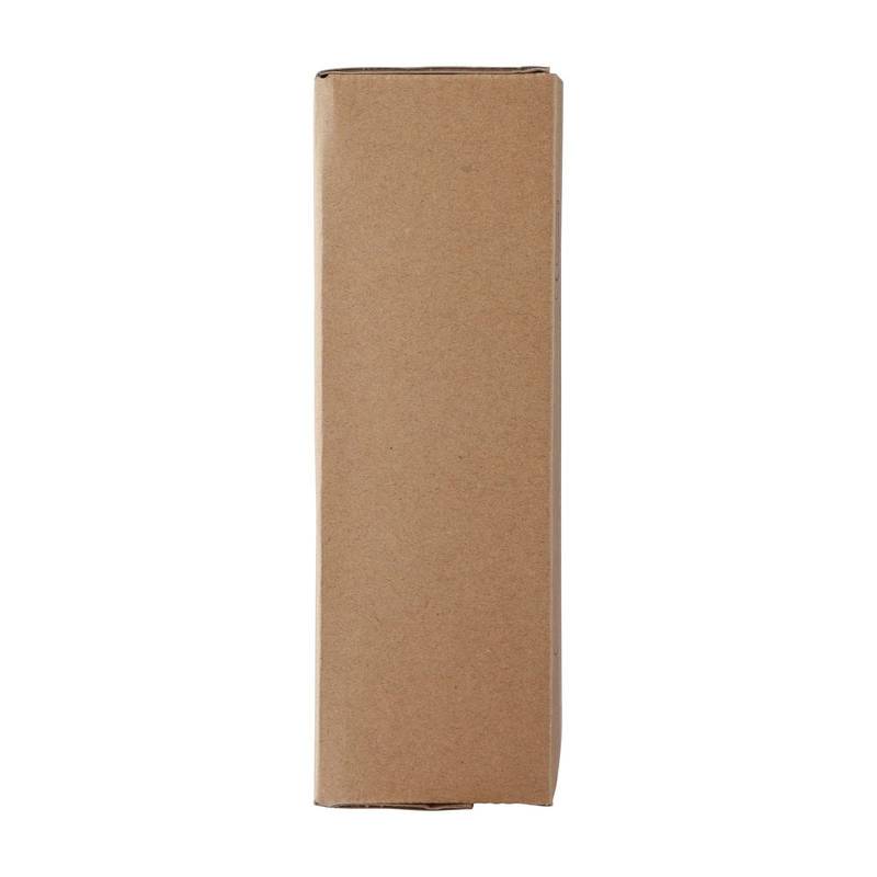 Recyklovaná nerezová dvoustěnná láhev (500 ml) Lysandra, černá Recyklovaná nerezová dvoustěnná láhev (500 ml) Lysandra, černá