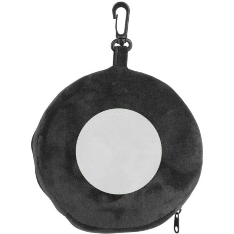 Polytesterový cestovní polštář Leontine, černá Polytesterový cestovní polštář Leontine, černá