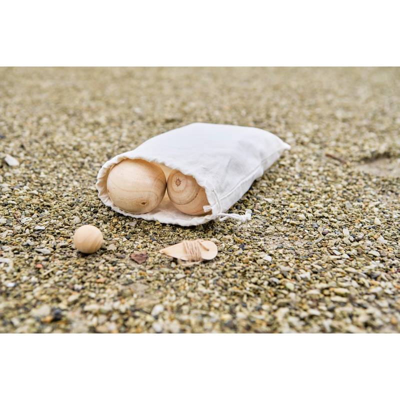 Dřevěný míčový herní set Quillian, hnědá Dřevěný míčový herní set Quillian, hnědá