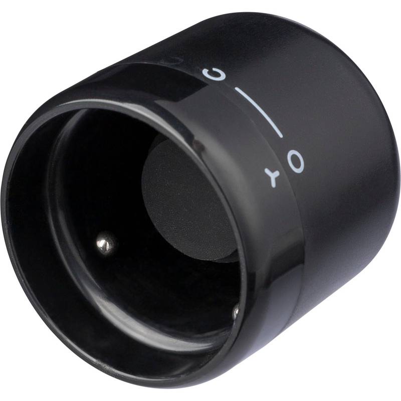 ABS zátka na fľaše Jareth, čierna ABS zátka na fľaše Jareth, čierna