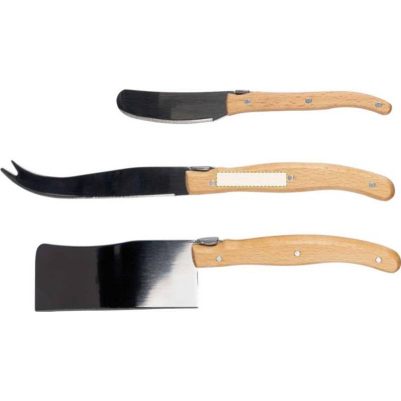 Súprava nožov Evelisse, hnedá Súprava nožov Evelisse, hnedá