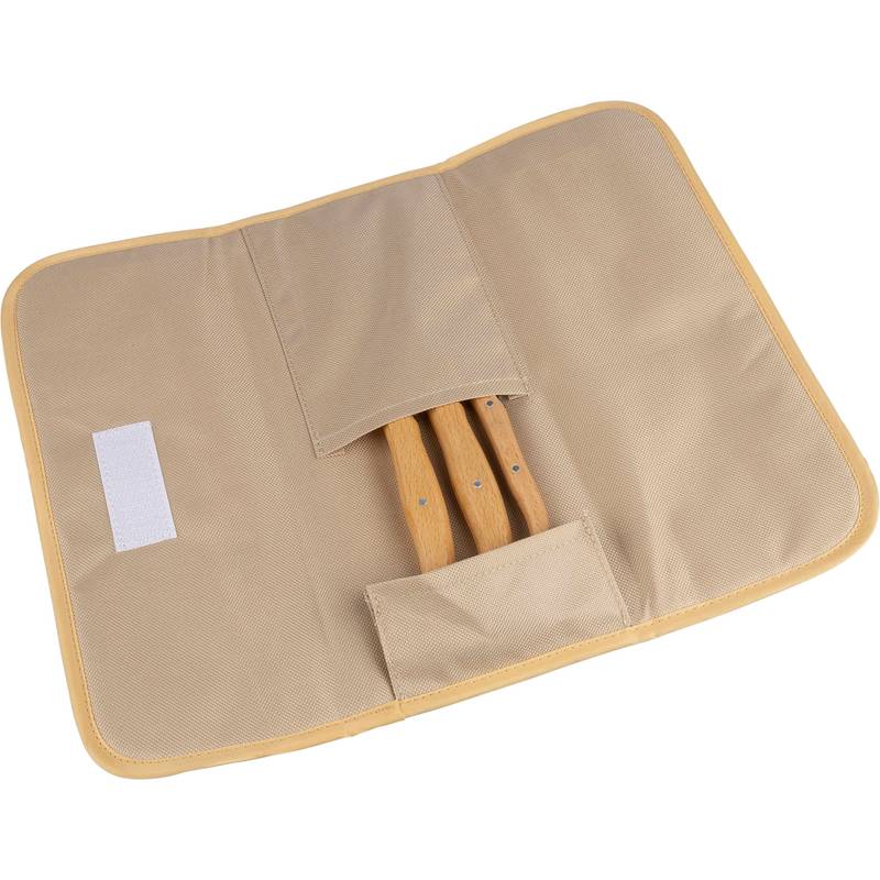 Súprava nožov Evelisse, hnedá Súprava nožov Evelisse, hnedá