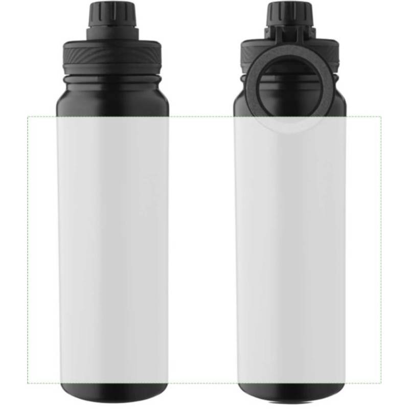 Dvojstenná fľaša z nehrdzavejúcej ocele (800 ml) Zinnia, čierna Dvojstenná fľaša z nehrdzavejúcej ocele (800 ml) Zinnia, čierna