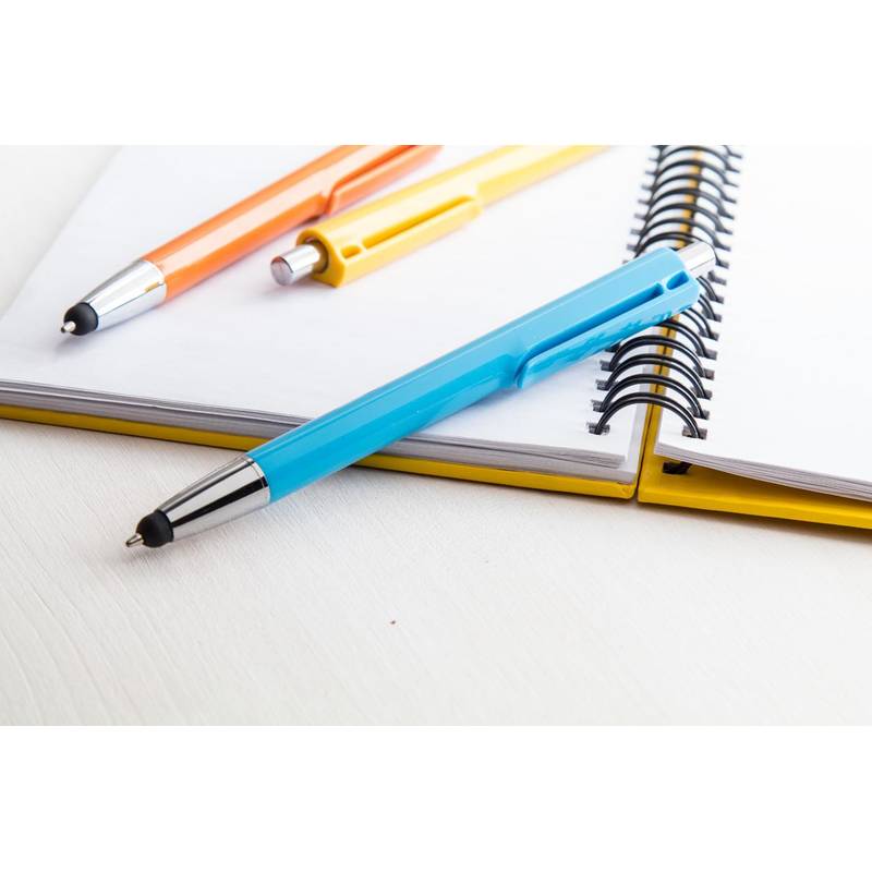 Rincon dotykové kuličkové pero, modrá světla Rincon dotykové kuličkové pero, modrá světla