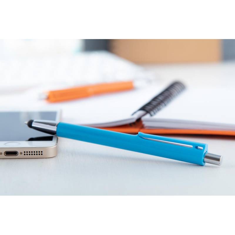 Rincon dotykové kuličkové pero, modrá světla Rincon dotykové kuličkové pero, modrá světla