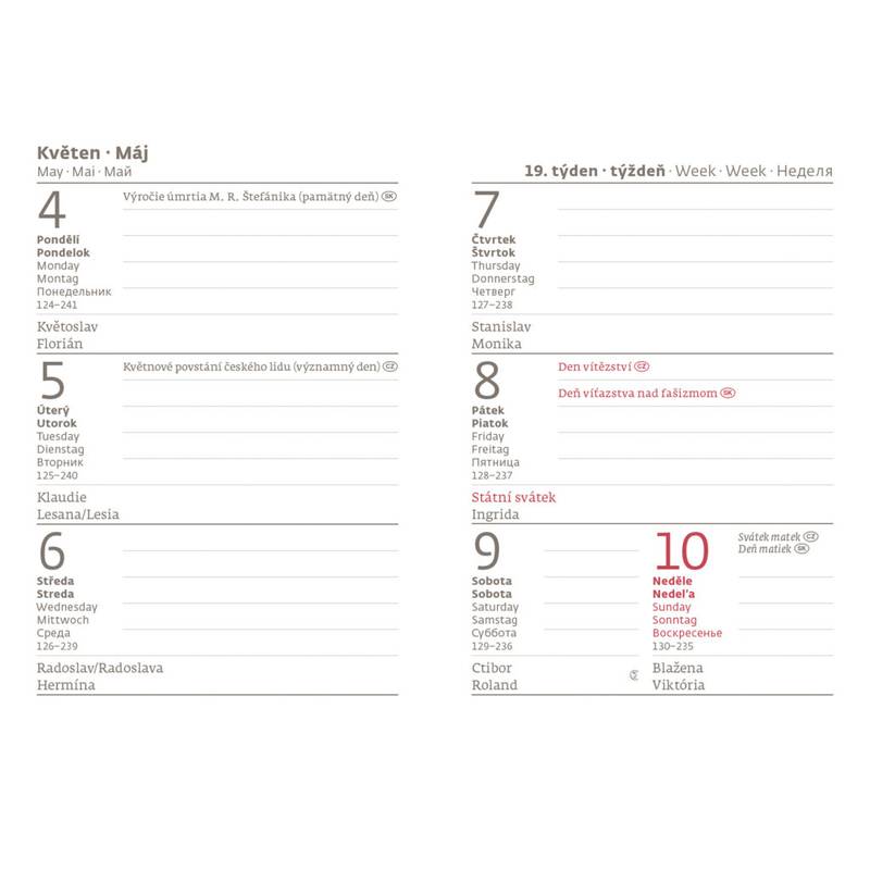 Vreckový diár A7 Vario Lyra Paris, 2026 Vreckový diár A7 Vario Lyra Paris, 2026