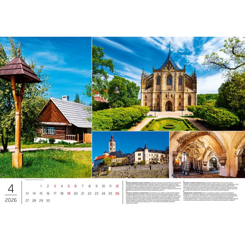 Kalendář Putování po Česku, 2026 Kalendář Putování po Česku, 2026
