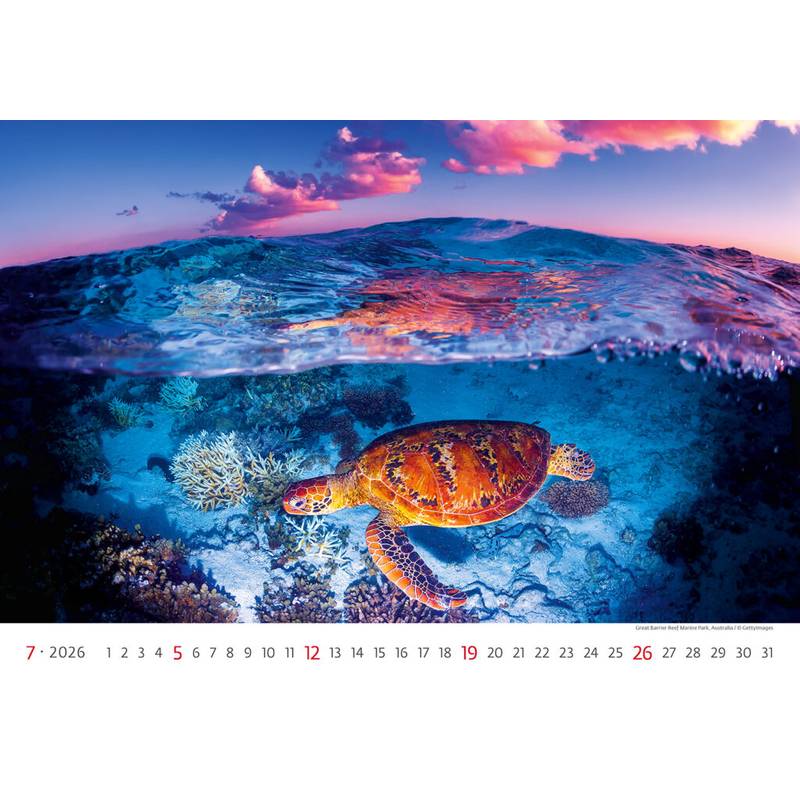 Kalendář Deep Blue, 2026 Kalendář Deep Blue, 2026