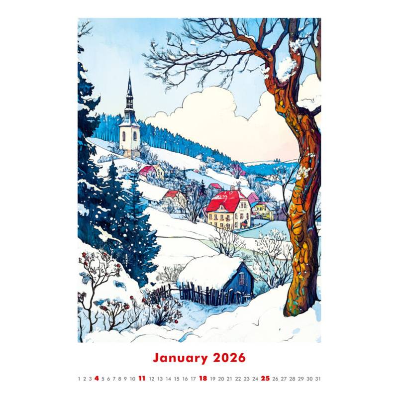 Kalendář Art Naive, 2026 Kalendář Art Naive, 2026