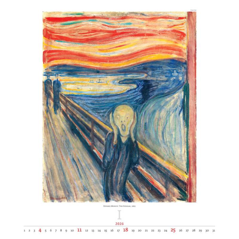 Kalendár Expressionism, 2026 Kalendár Expressionism, 2026