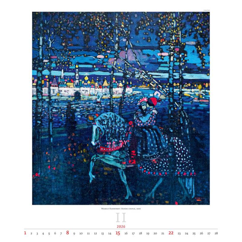 Kalendár Expressionism, 2026 Kalendár Expressionism, 2026