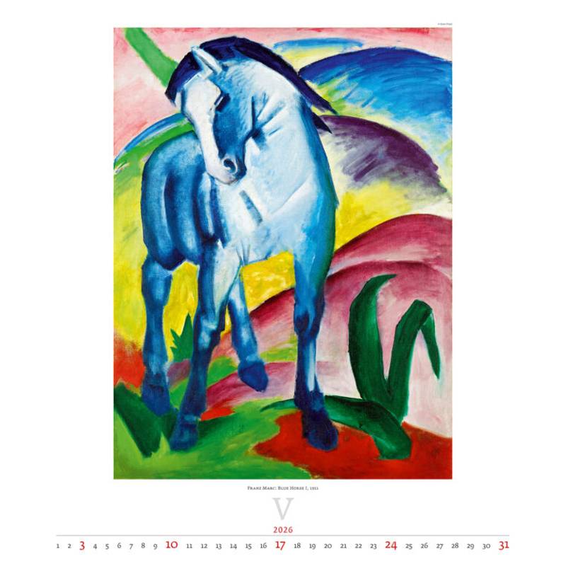 Kalendár Expressionism, 2026 Kalendár Expressionism, 2026