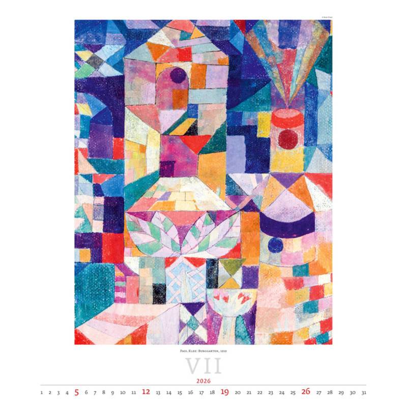 Kalendár Expressionism, 2026 Kalendár Expressionism, 2026