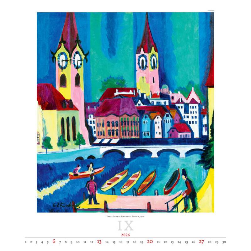 Kalendár Expressionism, 2026 Kalendár Expressionism, 2026